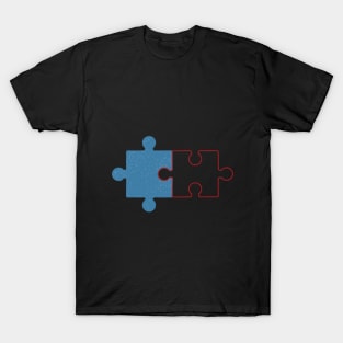 Puzzle us - Blue piece T-Shirt